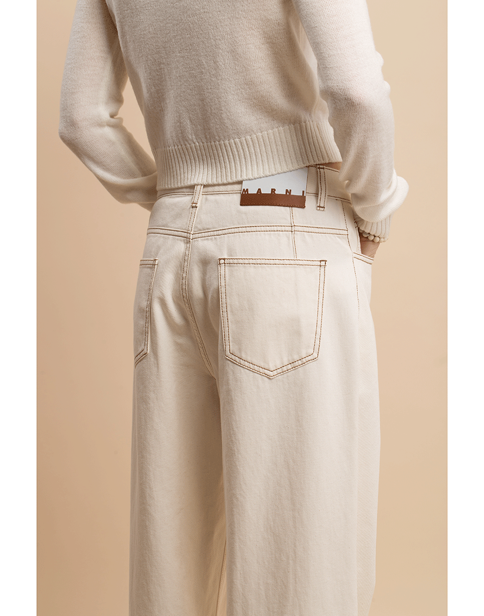 MARNI-Wide Leg Denim Pant-