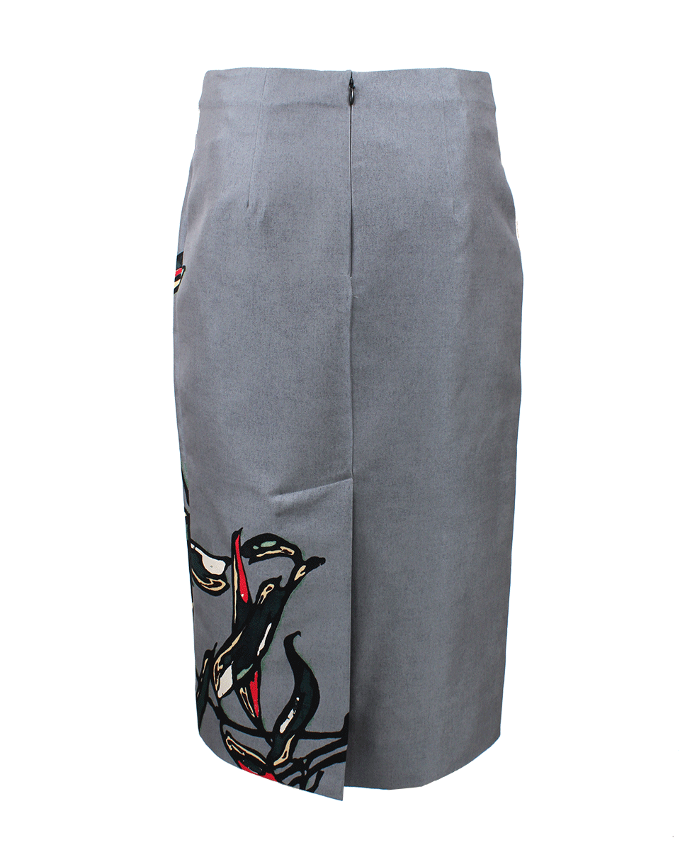MARNI-Windrush Printed Pencil Skirt-