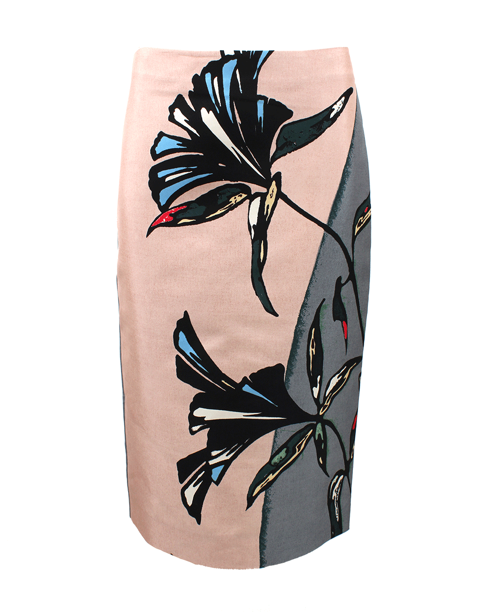 MARNI-Windrush Printed Pencil Skirt-