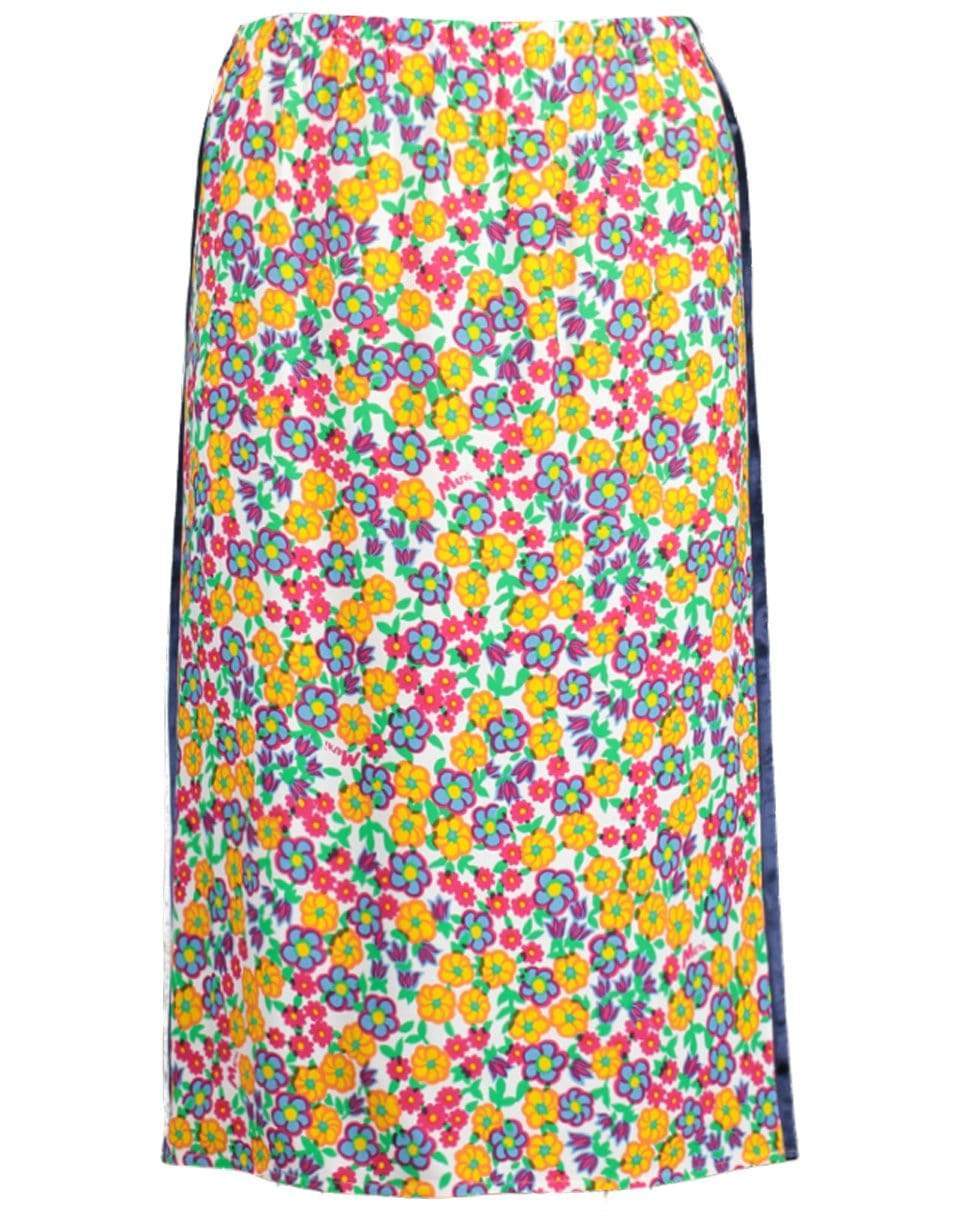 MARNI-Floral Print Skirt-