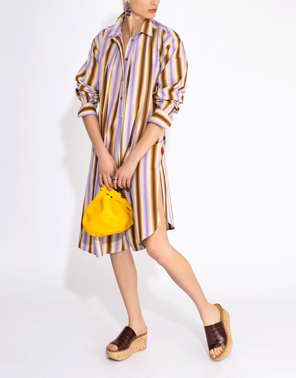 MARNI-Oversized Stripe Shirt Dress-
