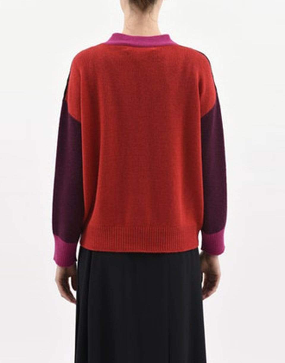 MARNI-Colorblock Boyfriend Cardigan-