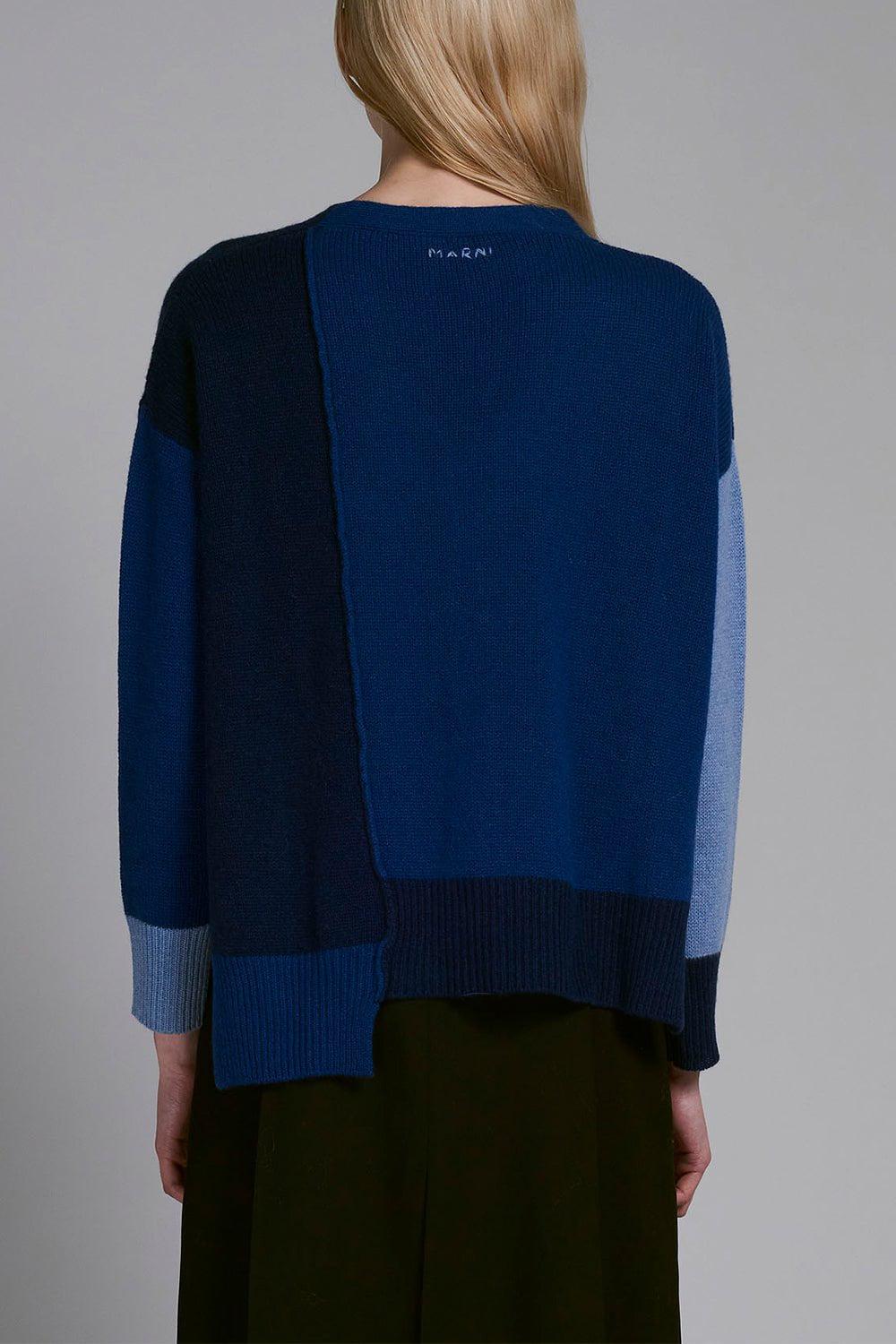 MARNI-Colour Block Cardigan-