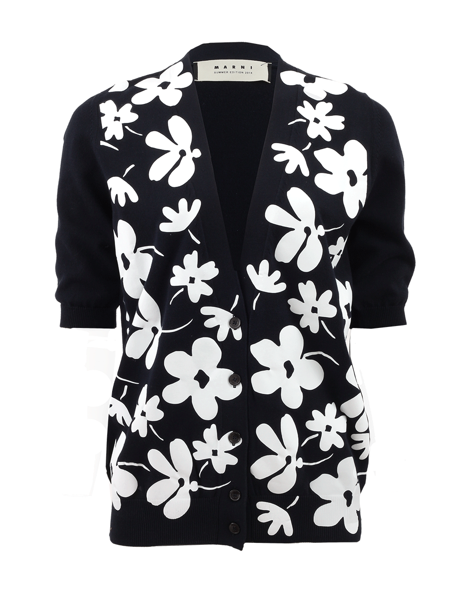 MARNI-Floral Cardigan-