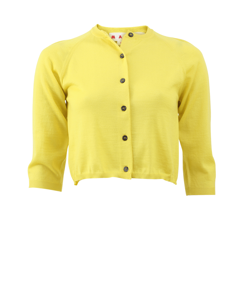 MARNI-Cropped Button Cardigan-
