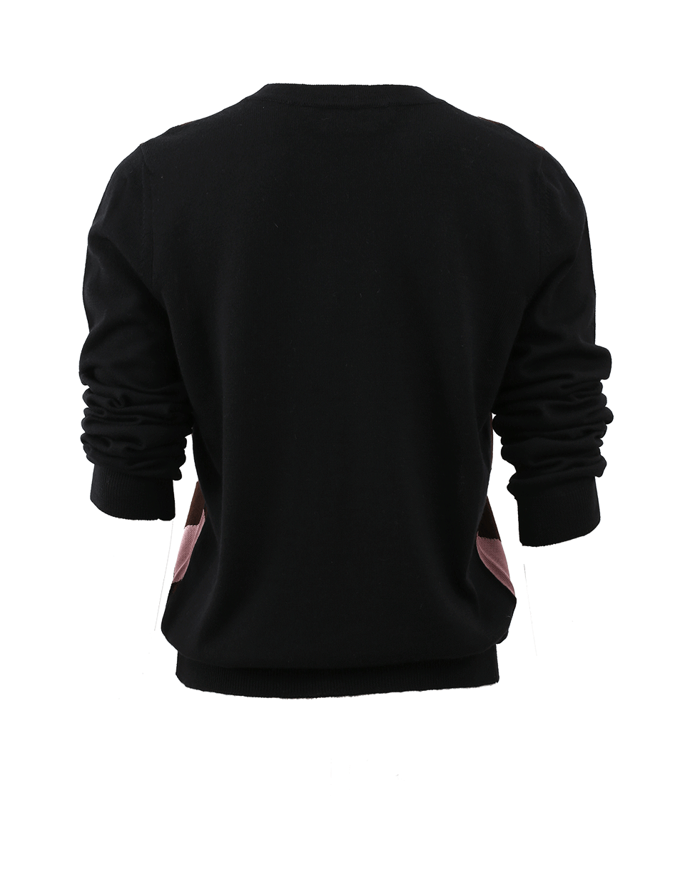 MARNI-Dynamo Print Pullover-PNK/BRWN