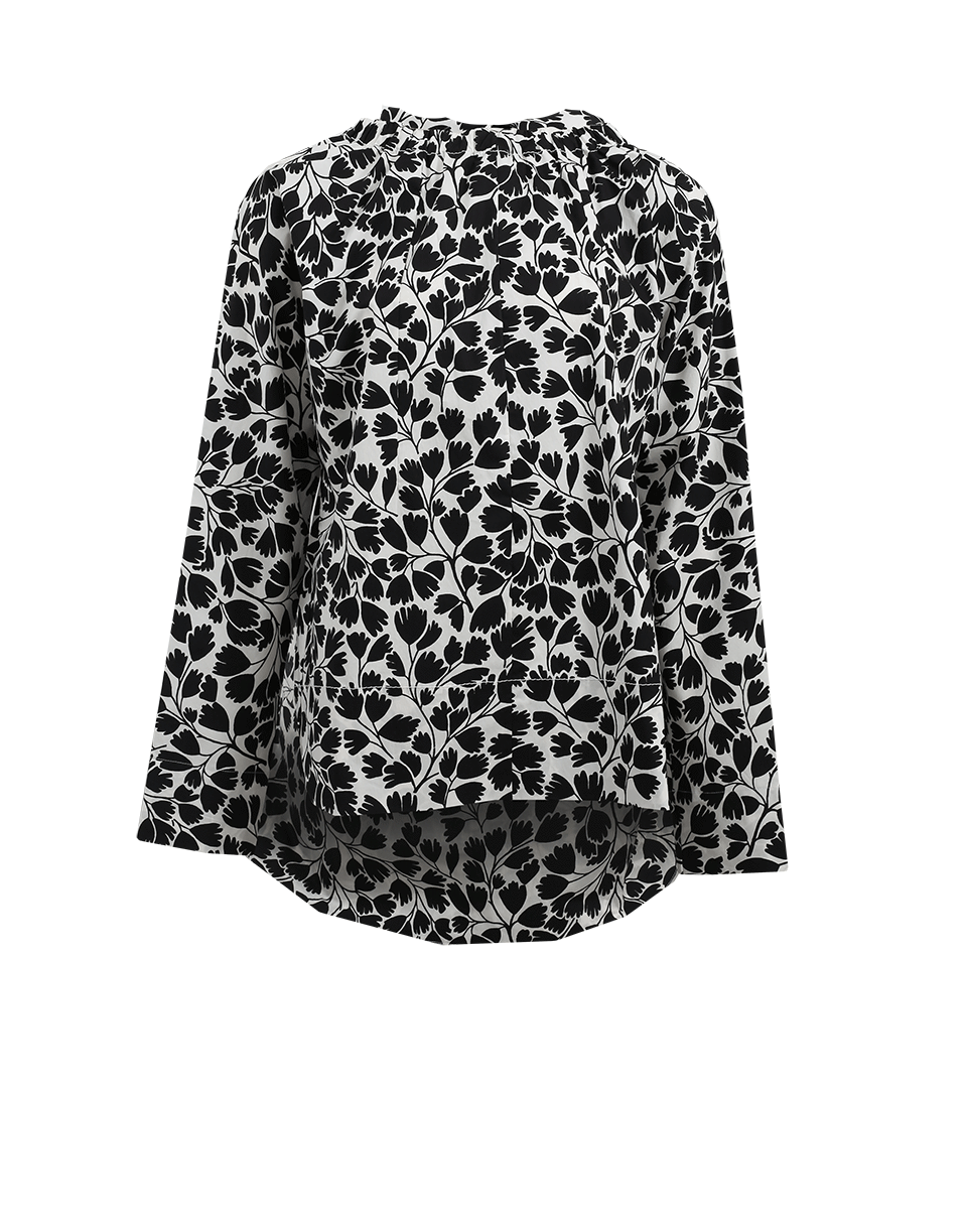 MARNI-Floral Top-BLACK