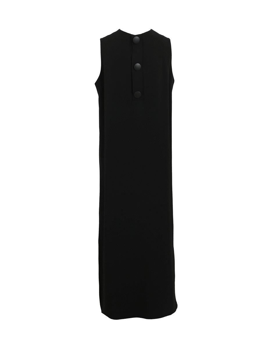MARNI-High Low Snap Back Top-BLACK