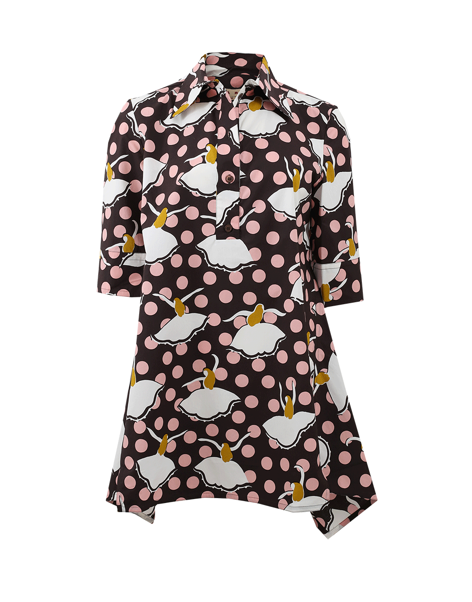 MARNI-Henley Dance Print Tunic-