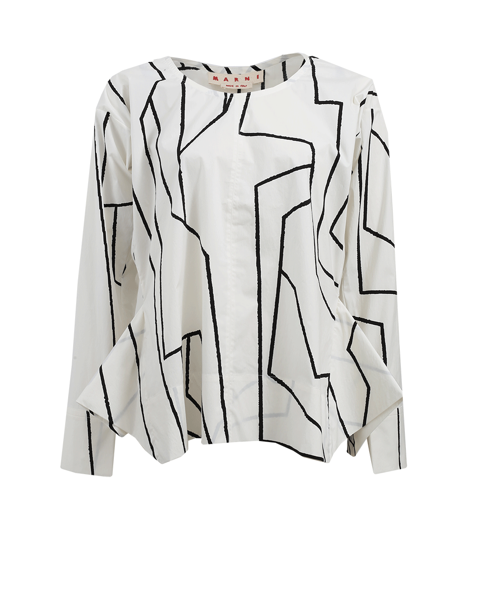 MARNI-Bar Print Top-