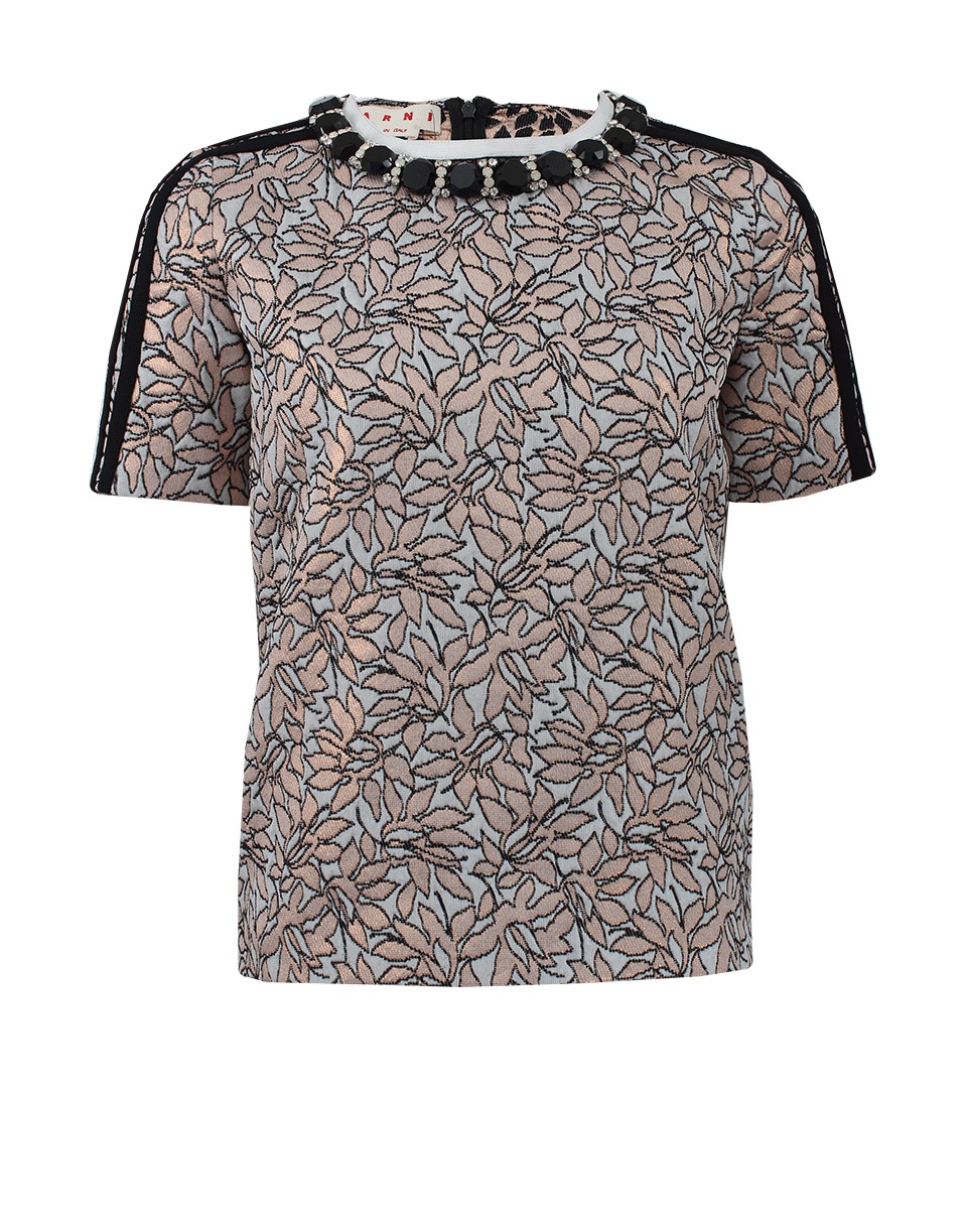 MARNI-Floral Crewneck Blouse-