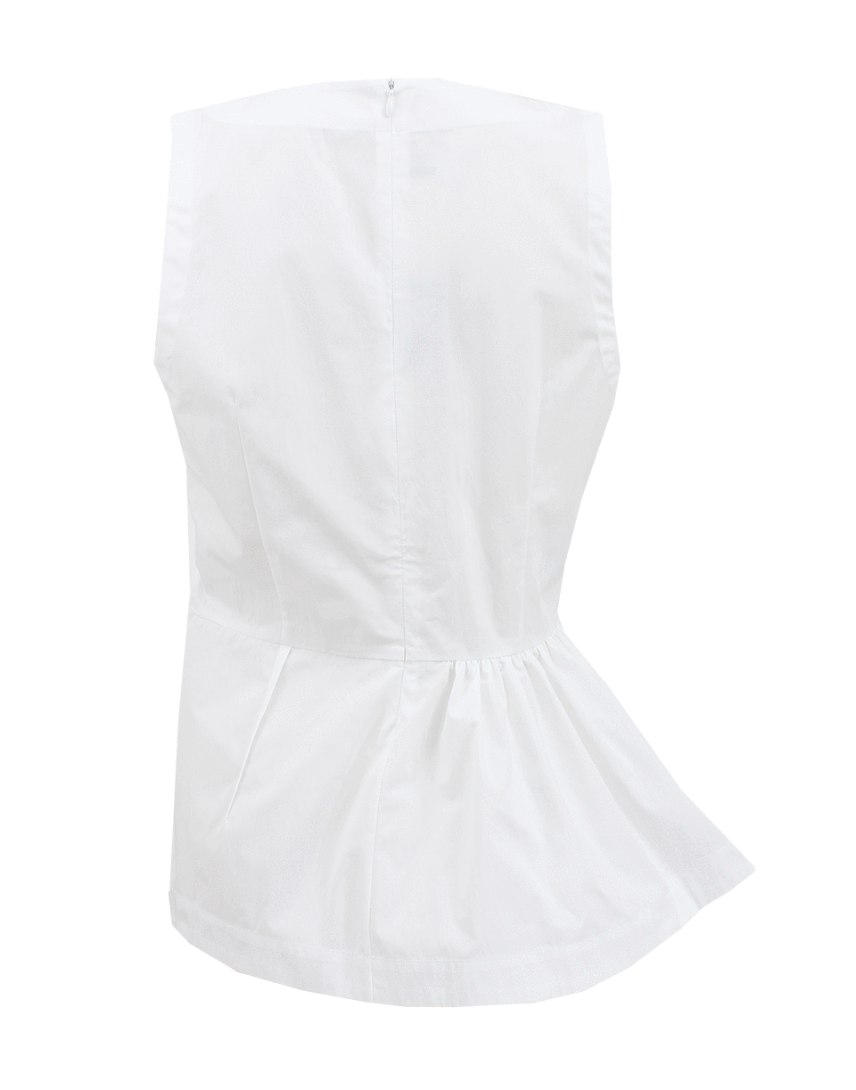 MARNI-Sleeveless Crew Neck Stretch Peplum Top-