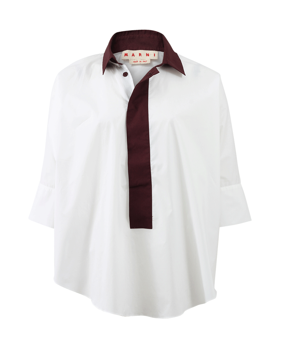 MARNI-Dolman Sleeve Boxy Blouse-