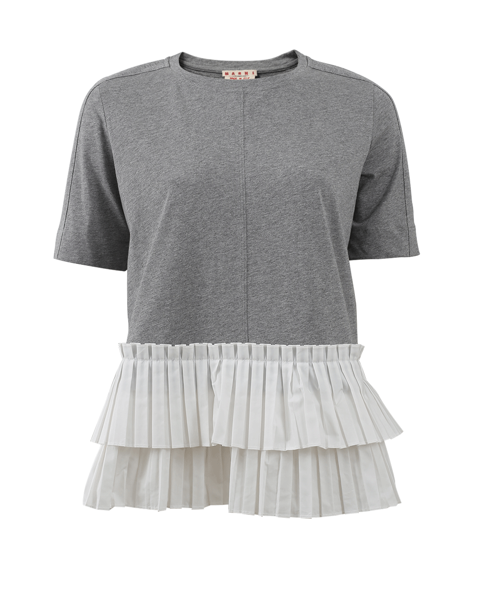 MARNI-Pleated Hem Tee-