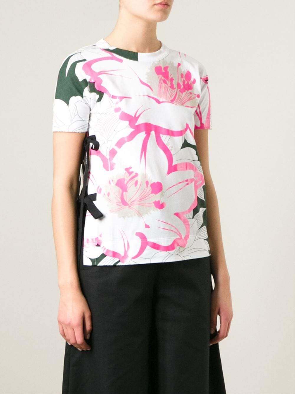 MARNI-Tie Side Tee-