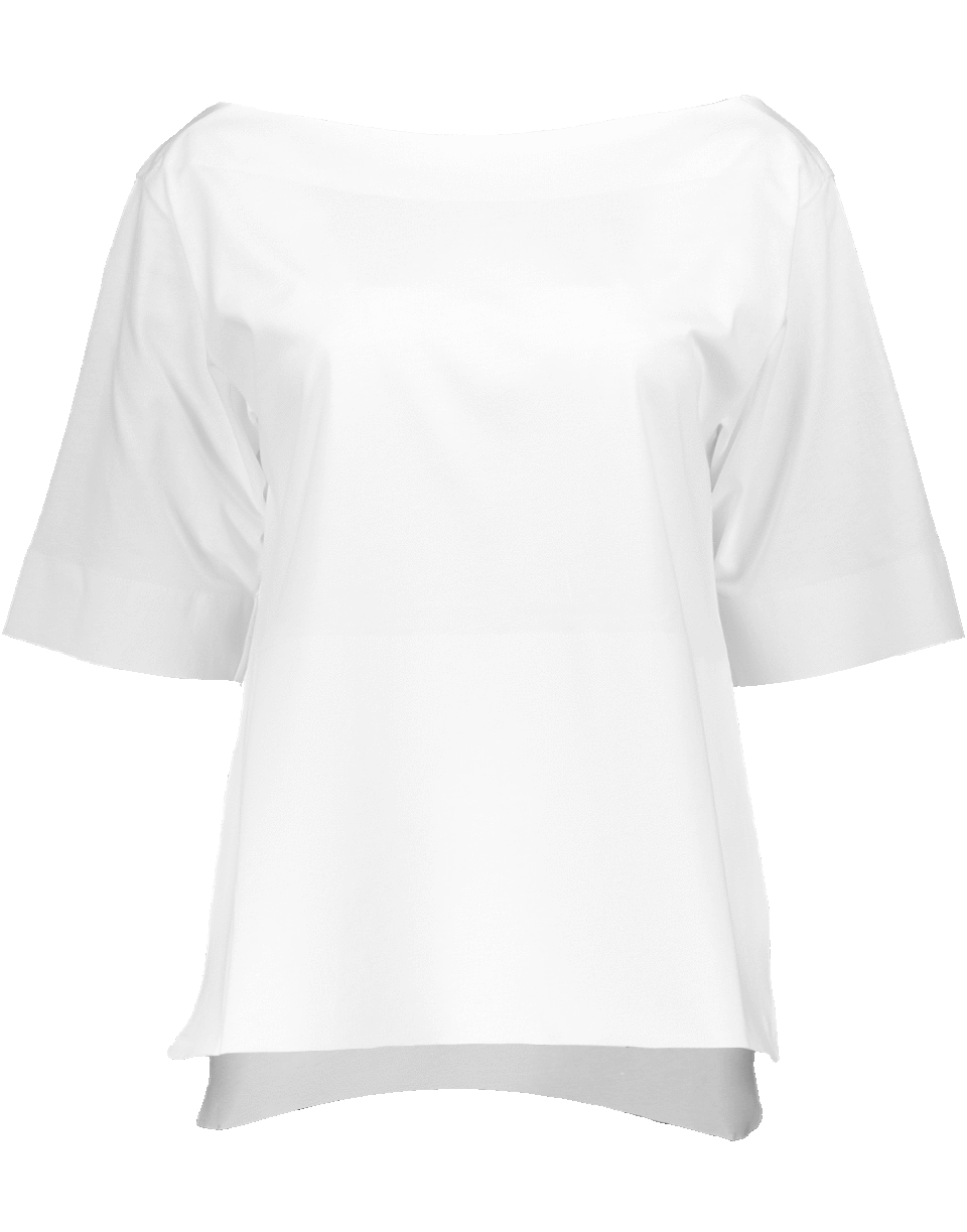 MARNI-Poplin Trim Tee-