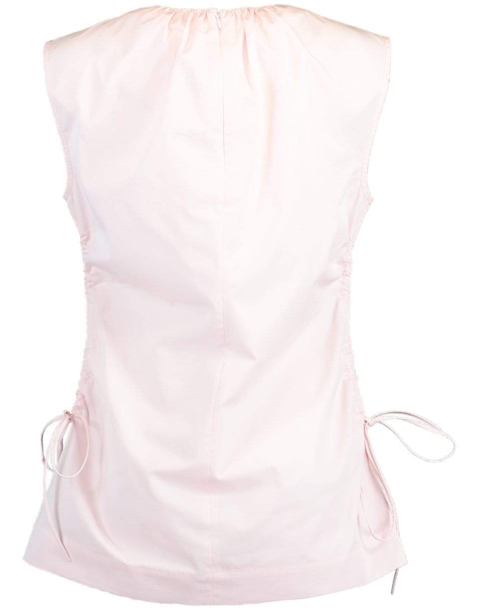 MARNI-Light Rose Sleeveless Drawstring Top-