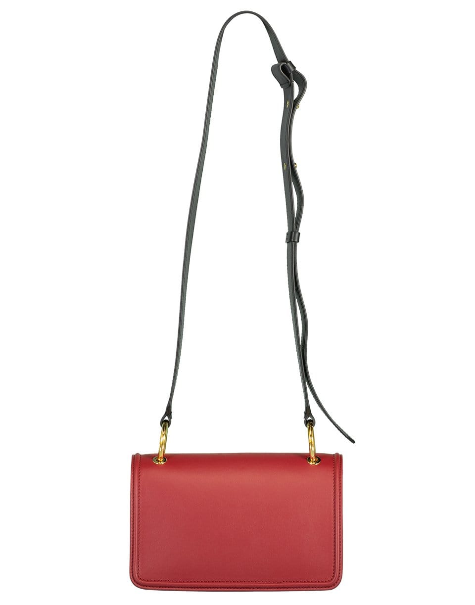 MARNI-Burgundy New Beat Small Bag-BURGUNDY