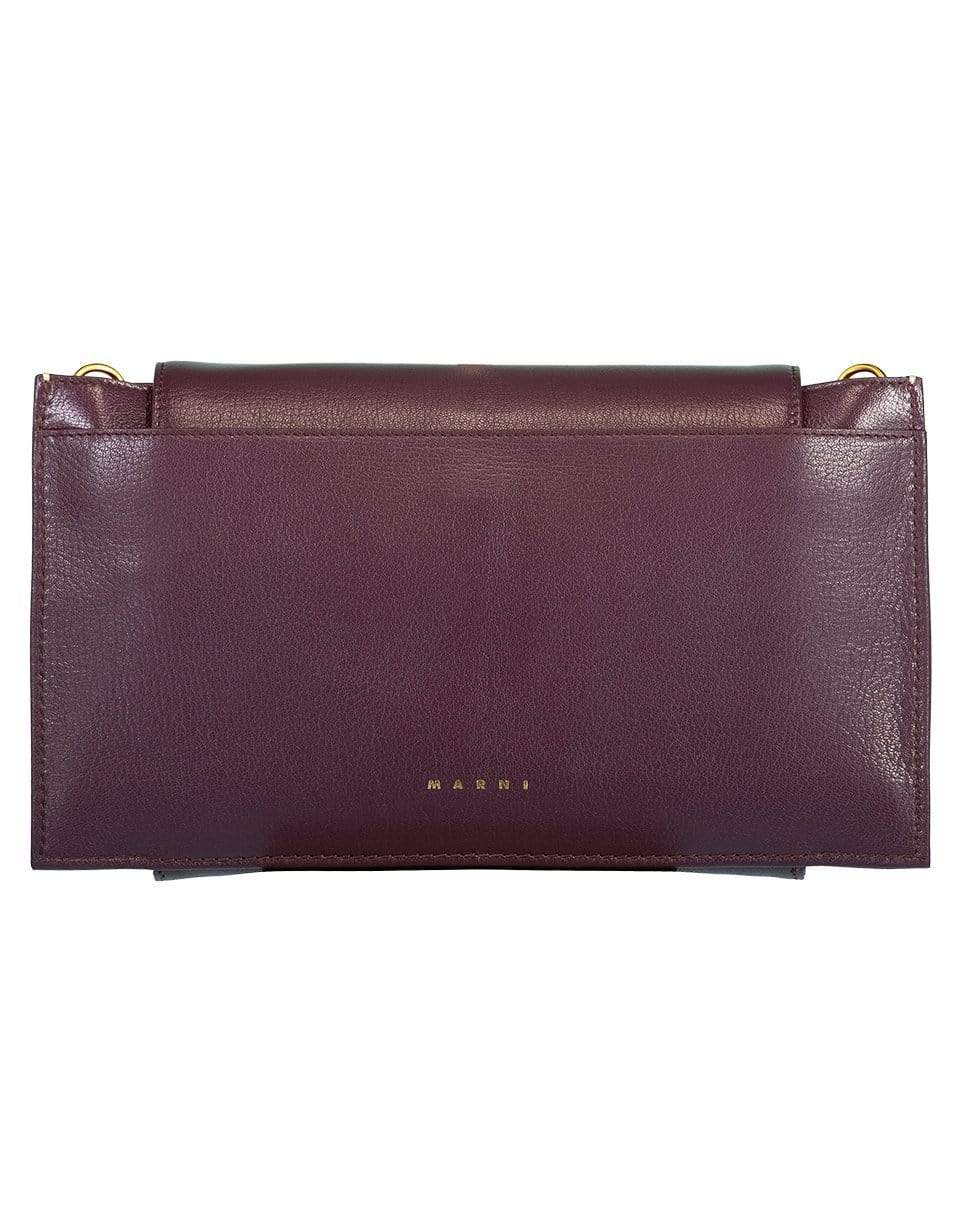 MARNI-Dark Ribes Juliette Shoulder Bag and Clutch-BURGUNDY