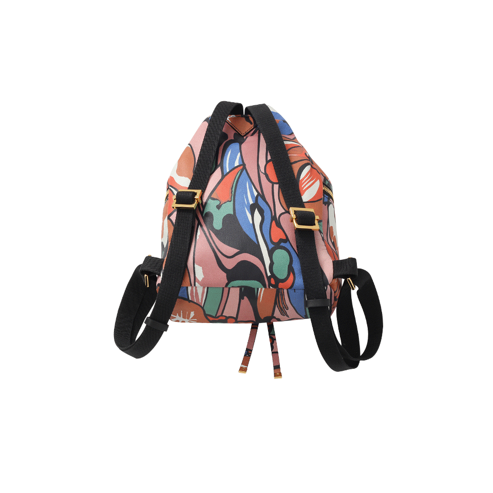 MARNI-Printed Backpack-CAMELLIA