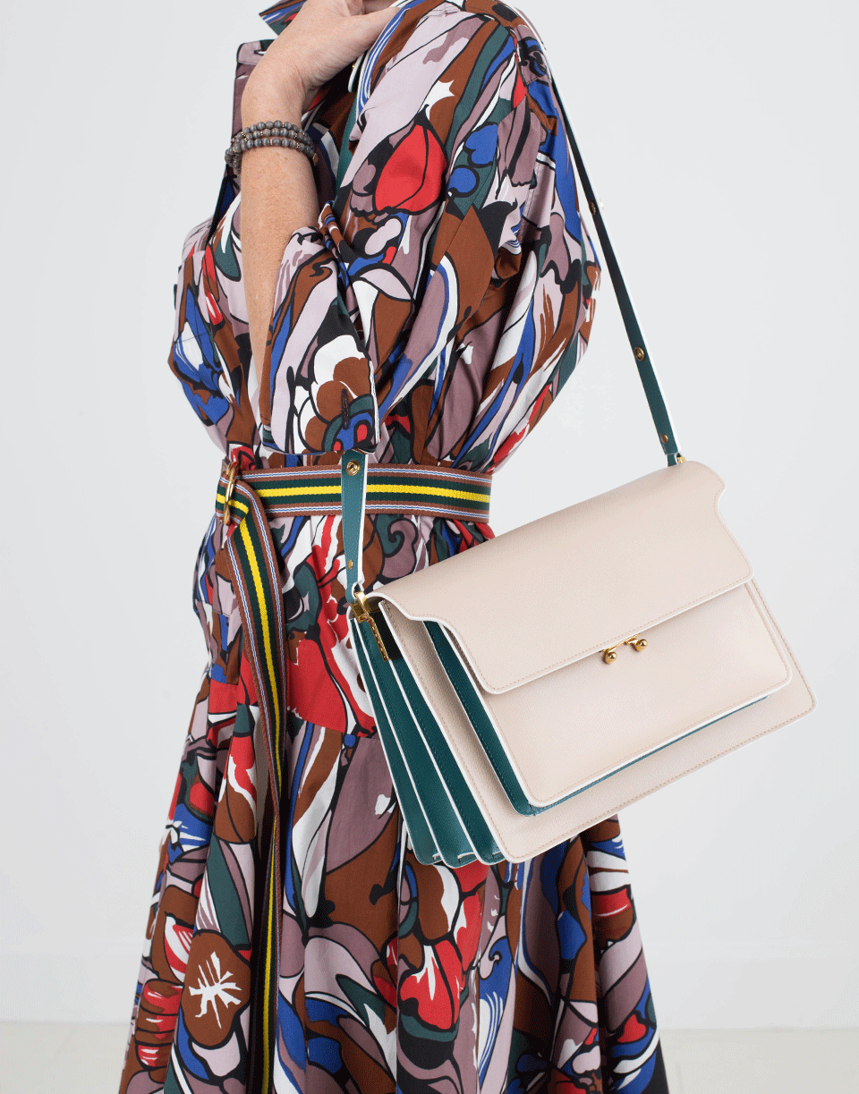 MARNI-Medium Accoridan Shoulder Bag-CML/LIZ