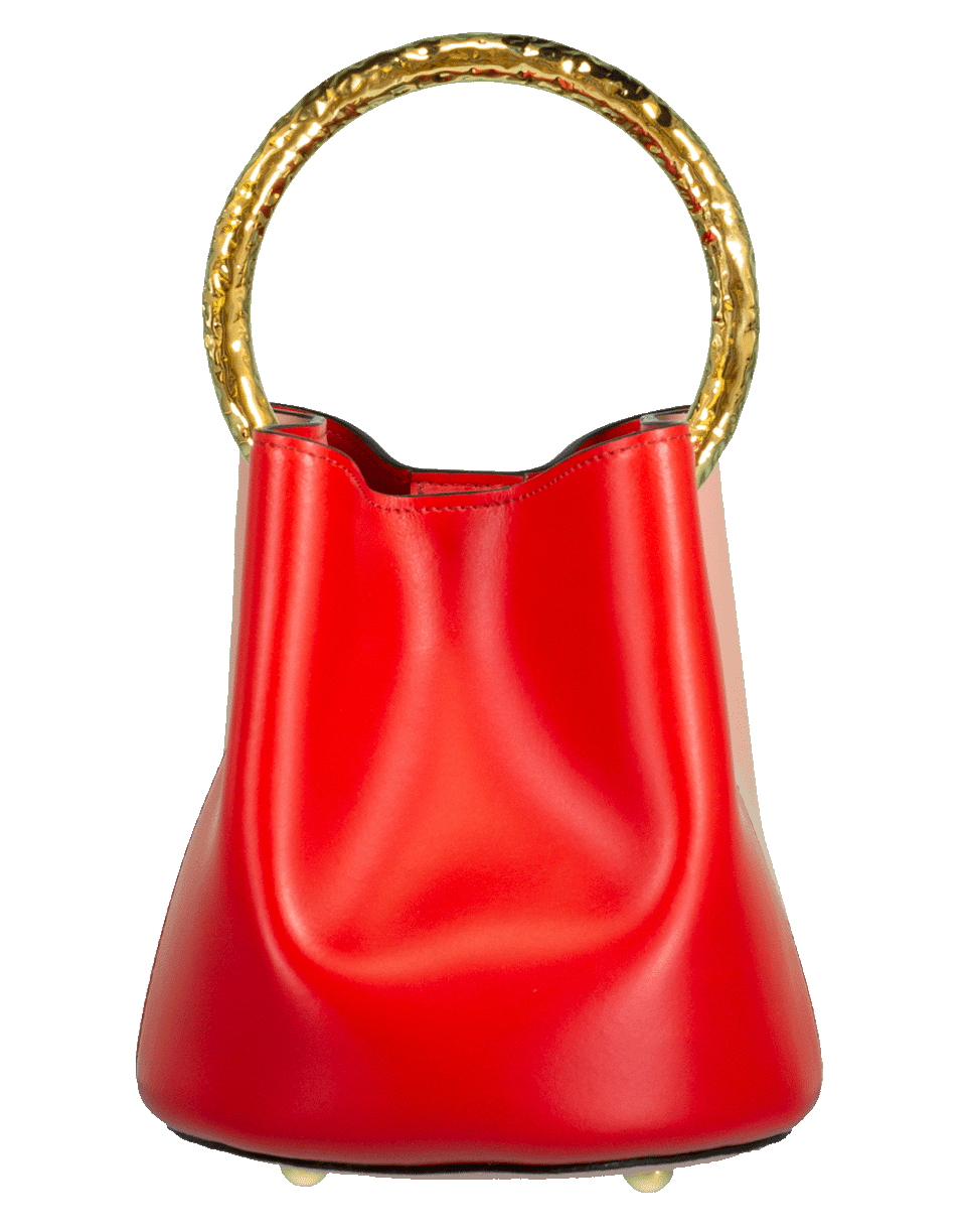 MARNI-Pannier Two-Tone Bucket Bag-TULIP