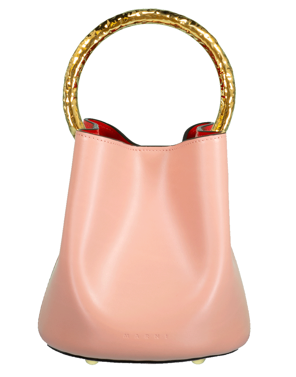 MARNI-Pannier Two-Tone Bucket Bag-TULIP