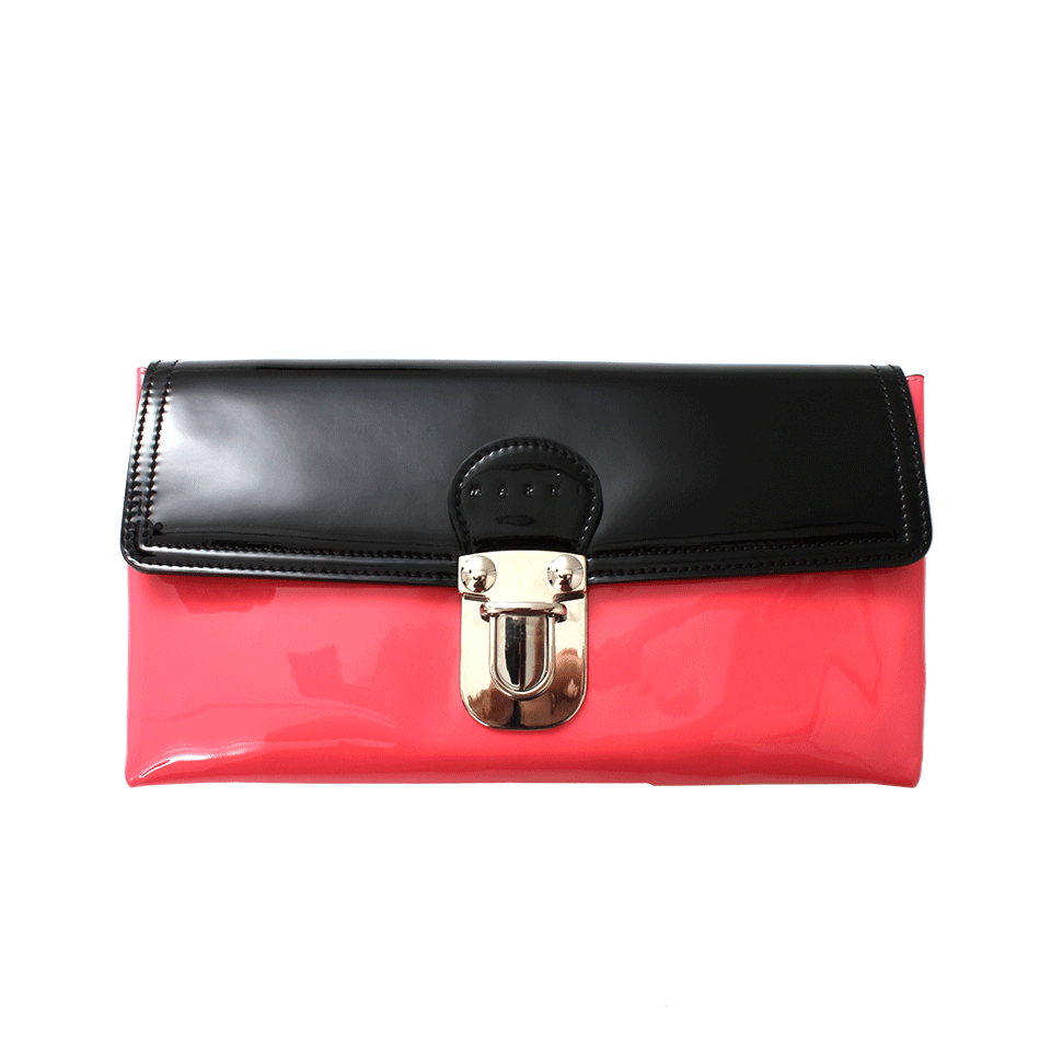 MARNI-Pink Candy Pouchette-COAL/PNK