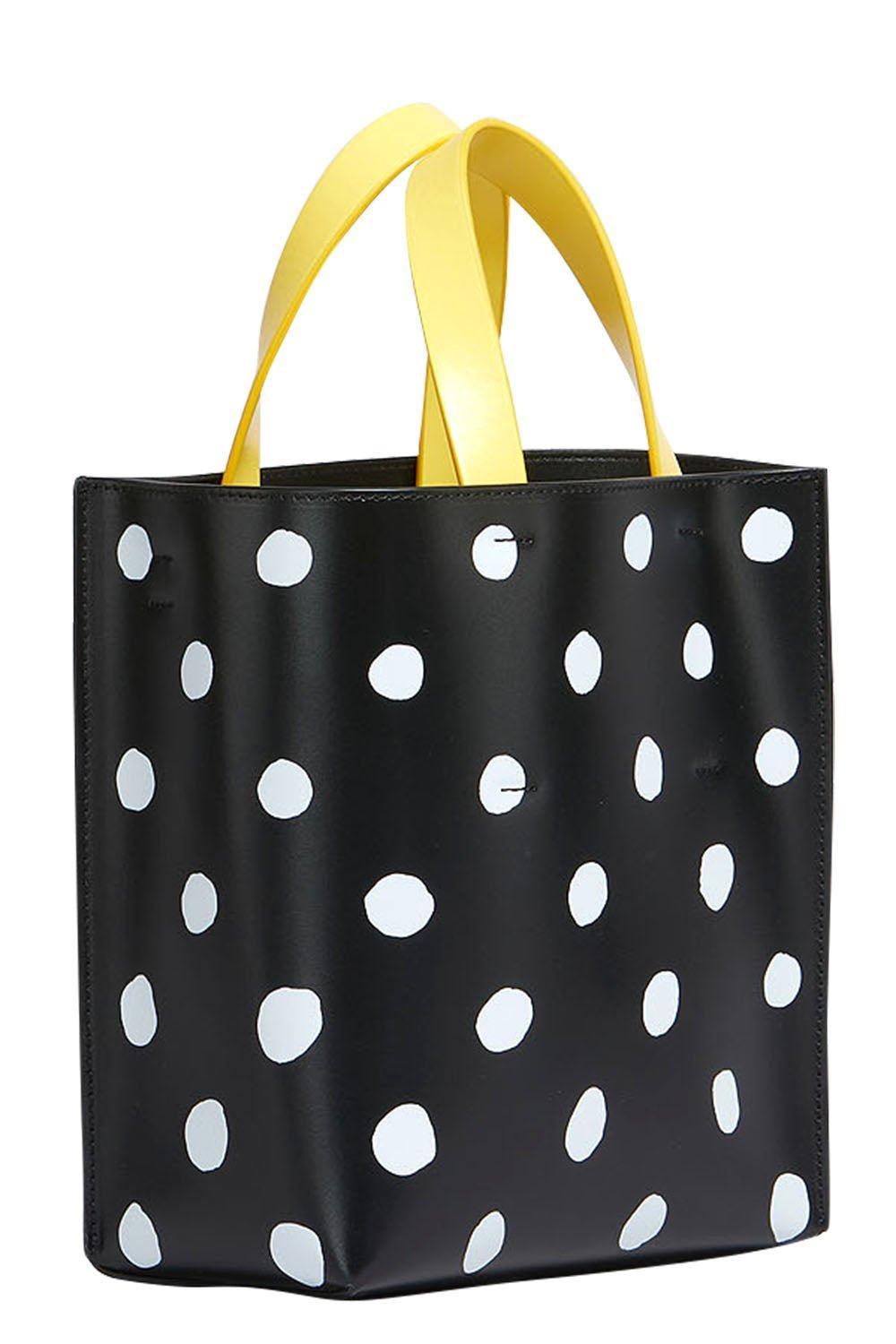 MARNI-Museo Bag Mini Shopper Tote - Lily-LLYWHTBK