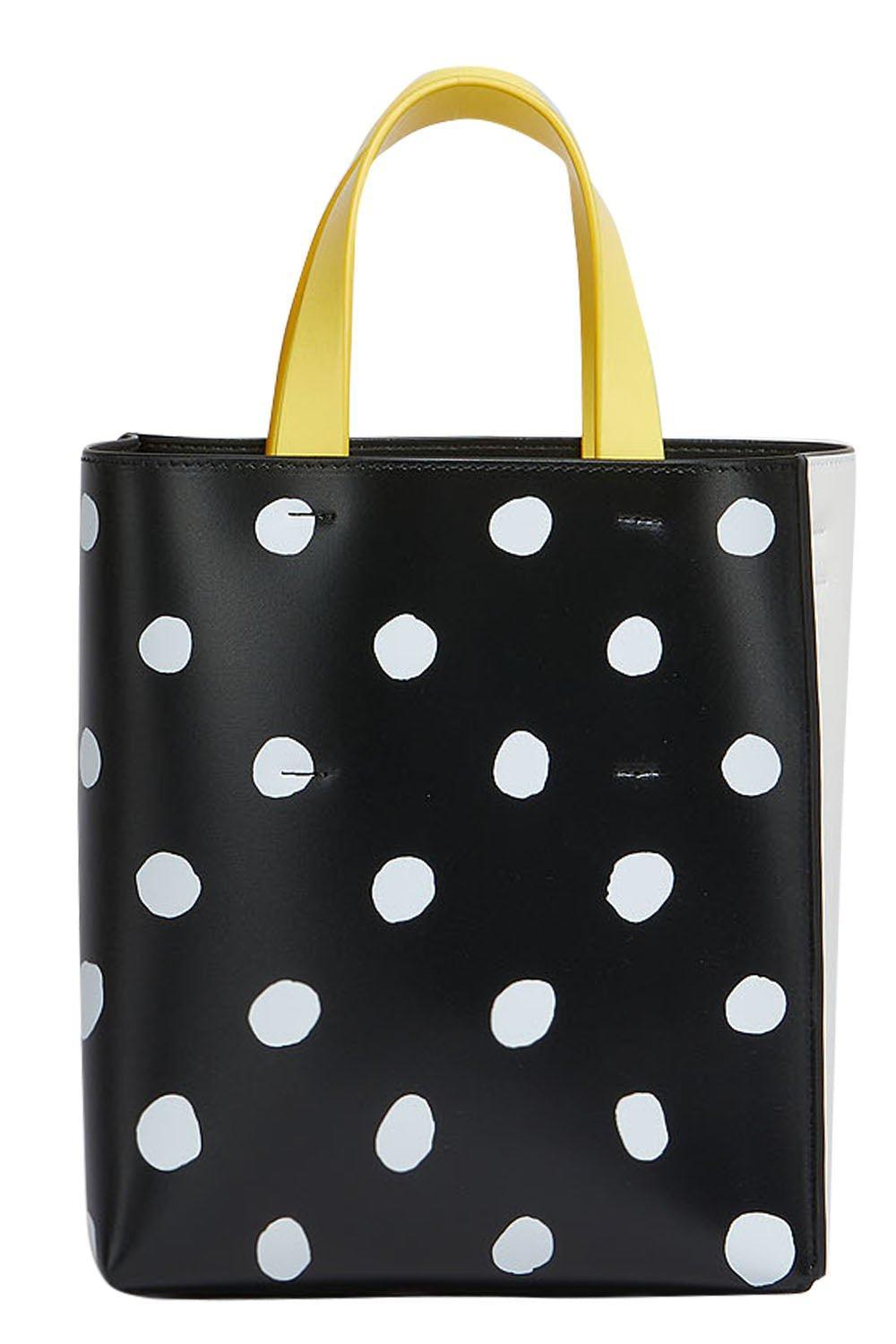 MARNI-Museo Bag Mini Shopper Tote - Lily-LLYWHTBK