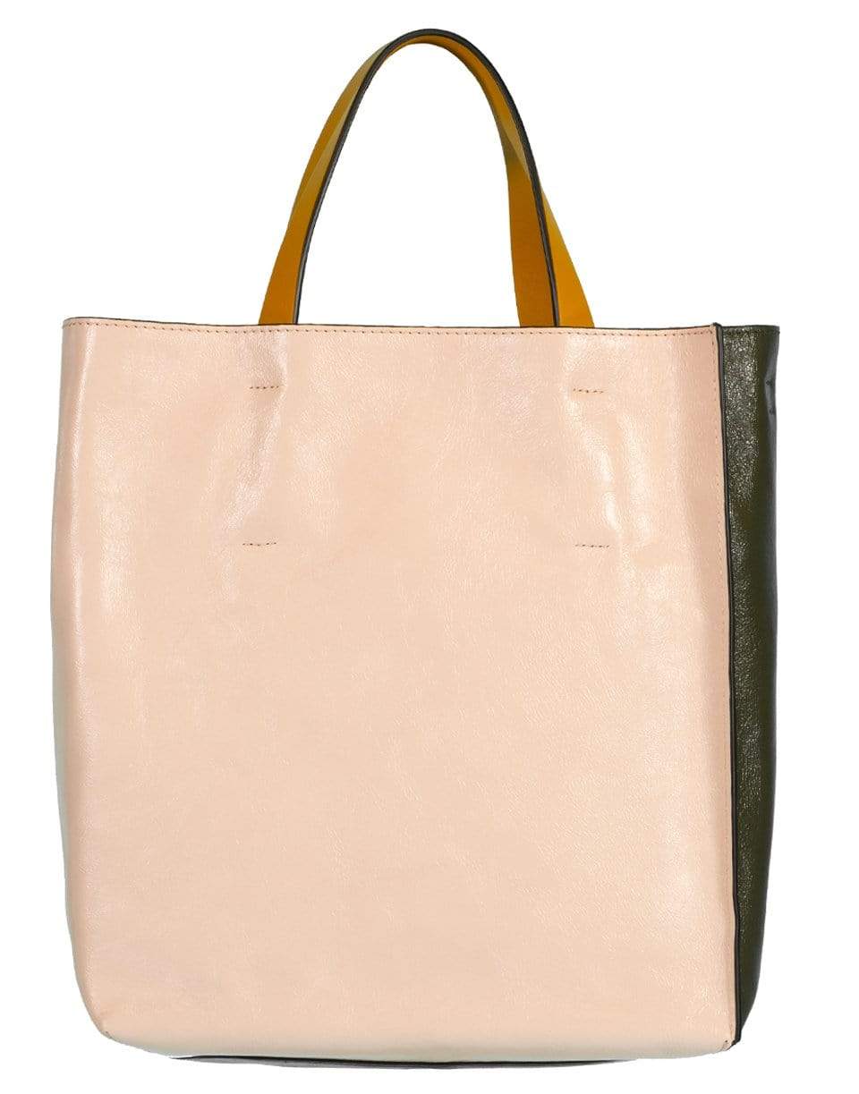 MARNI-MUSEO Mini Tote Bag-MOSS/STN