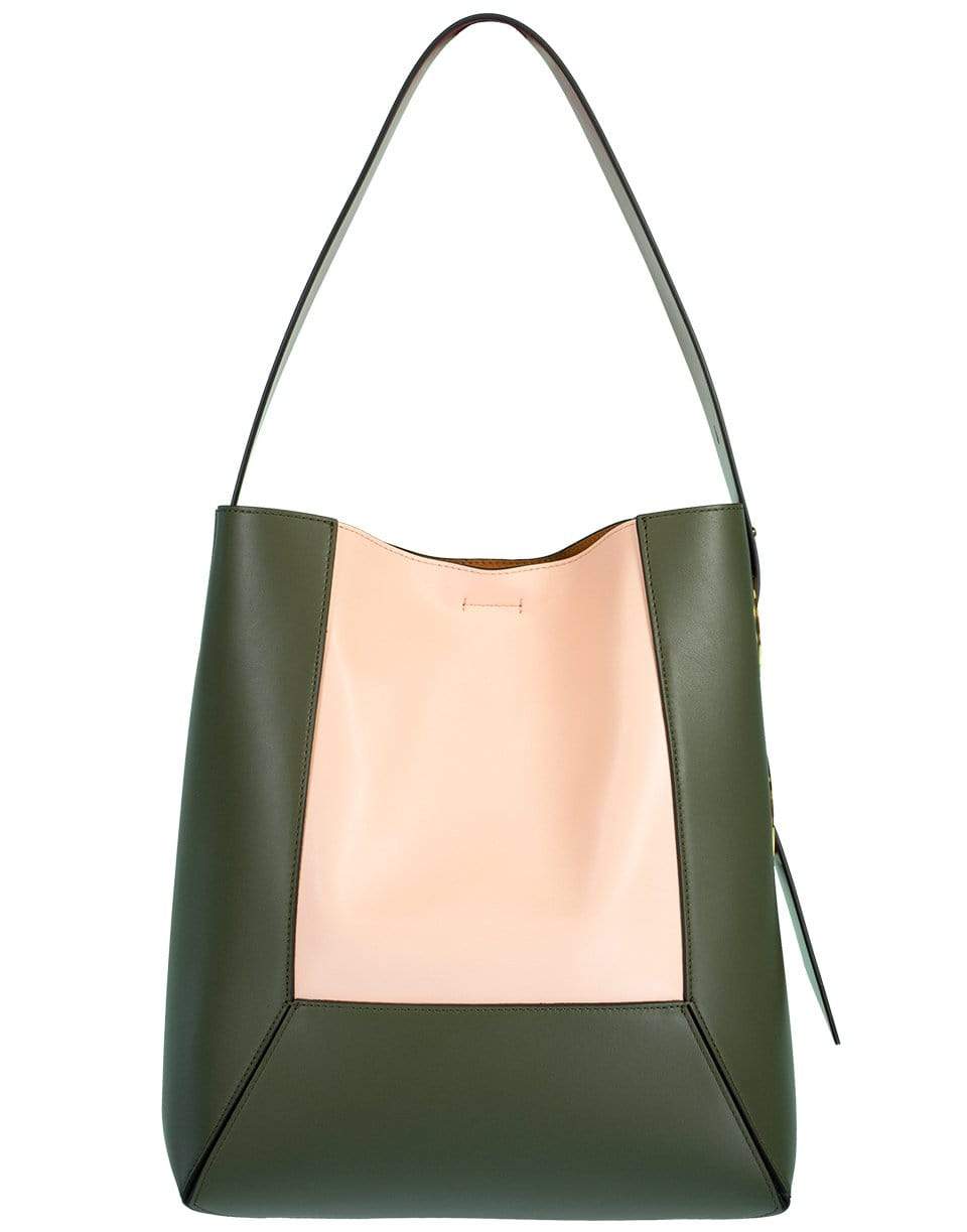 MARNI-Antique Rose and Moss Nemo Tote-ROSE/MOS