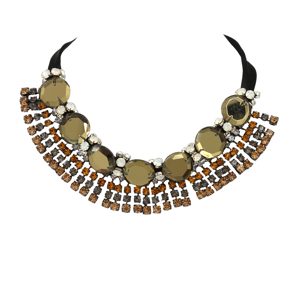 MARNI-Strass Evening Necklace-