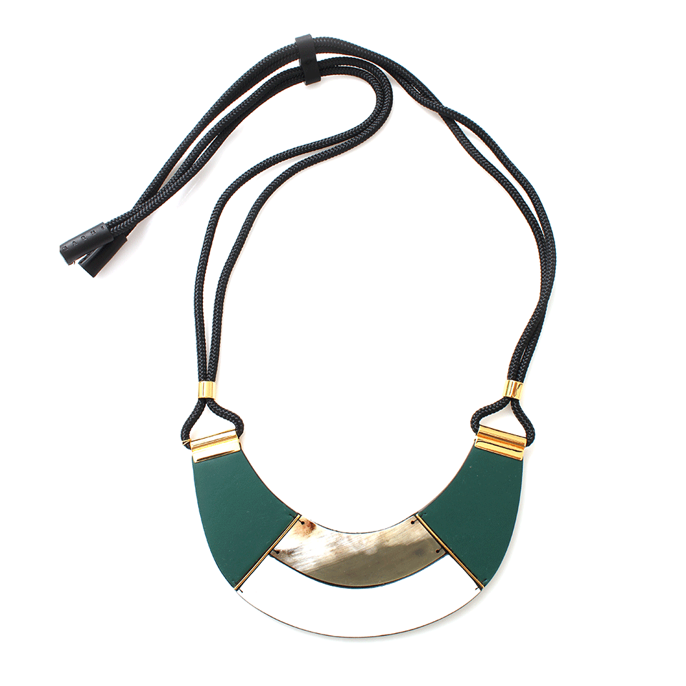 MARNI-Leather Necklace-