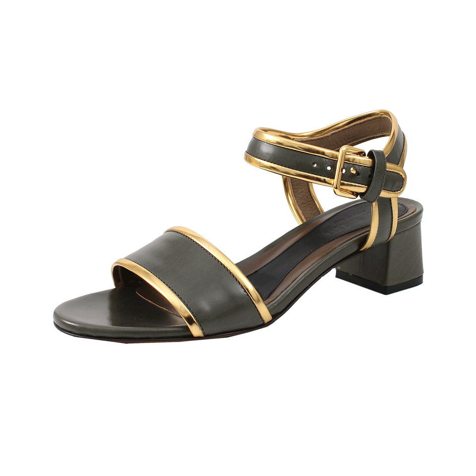MARNI-Piped Chunky Heel Sandal-