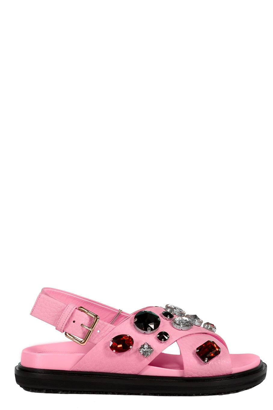 MARNI-Crossed Crystals Sandal-