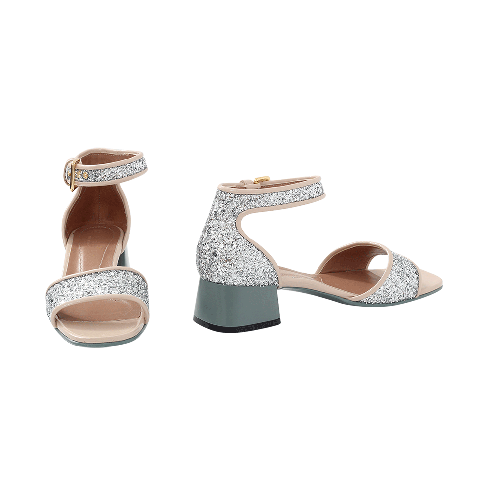 MARNI-Glitter Ankle Strap Sandal-