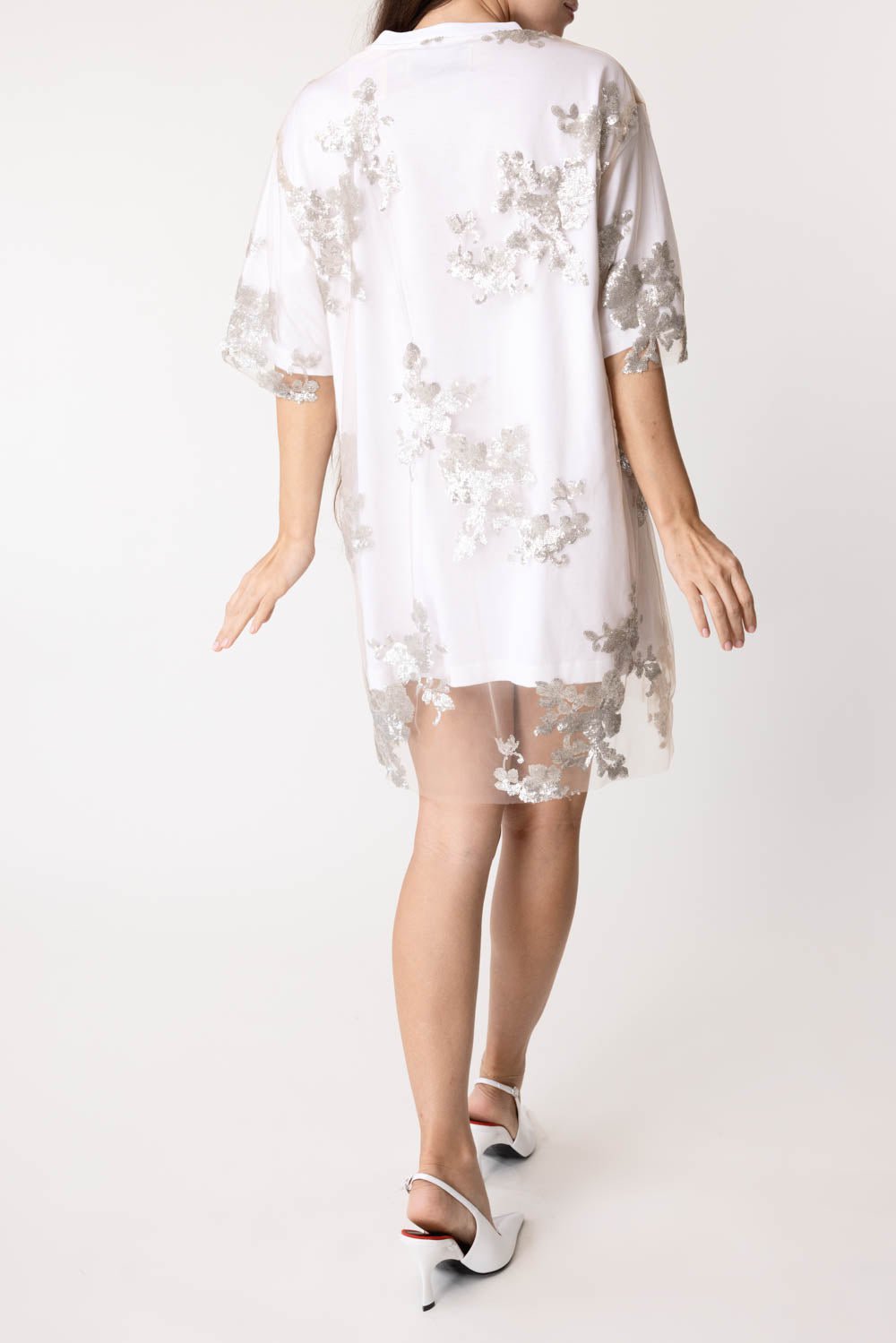 MARQUES ALMEIDA-Embellished Relaxed Tee-