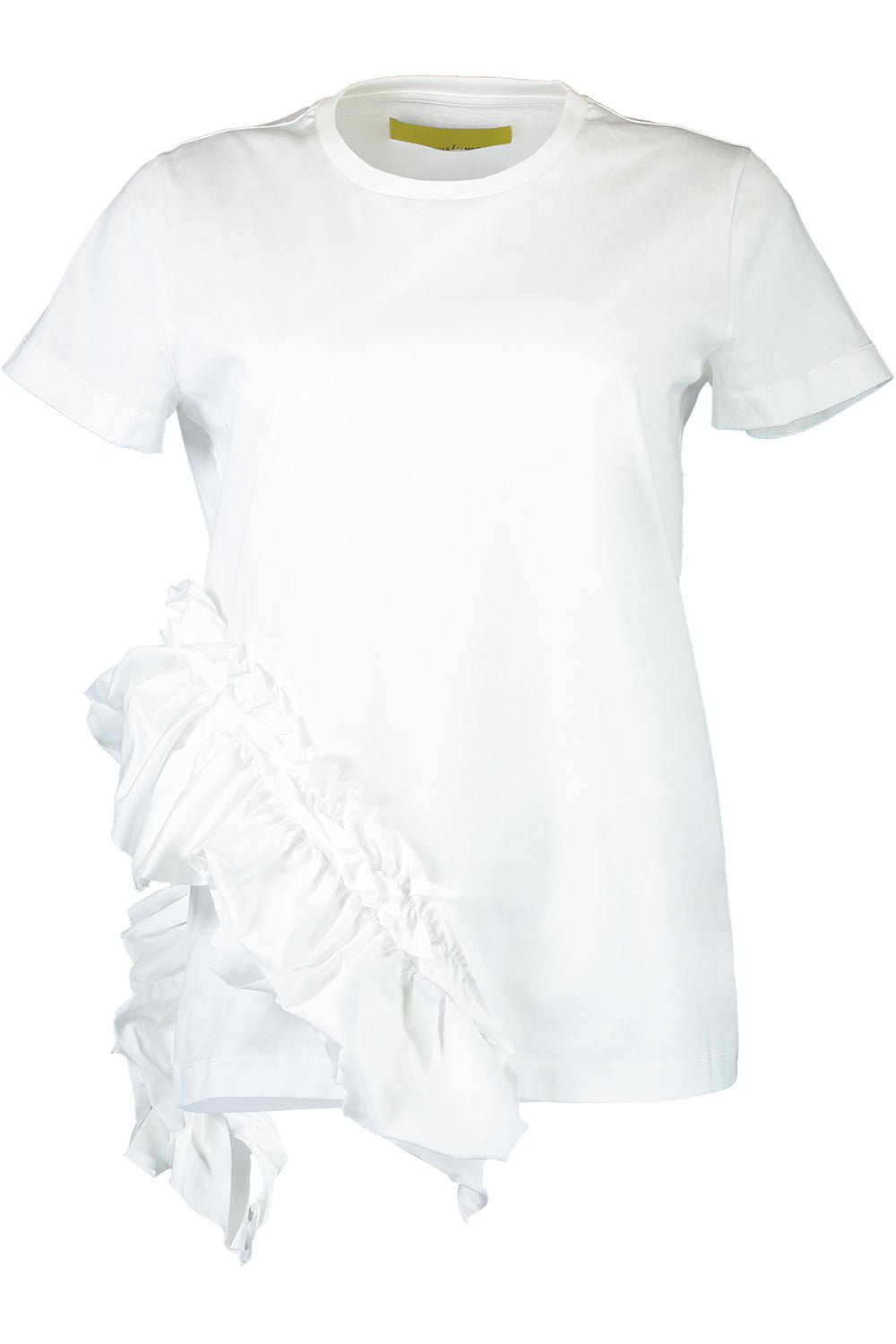 MARQUES ALMEIDA-Side Frill Tee-