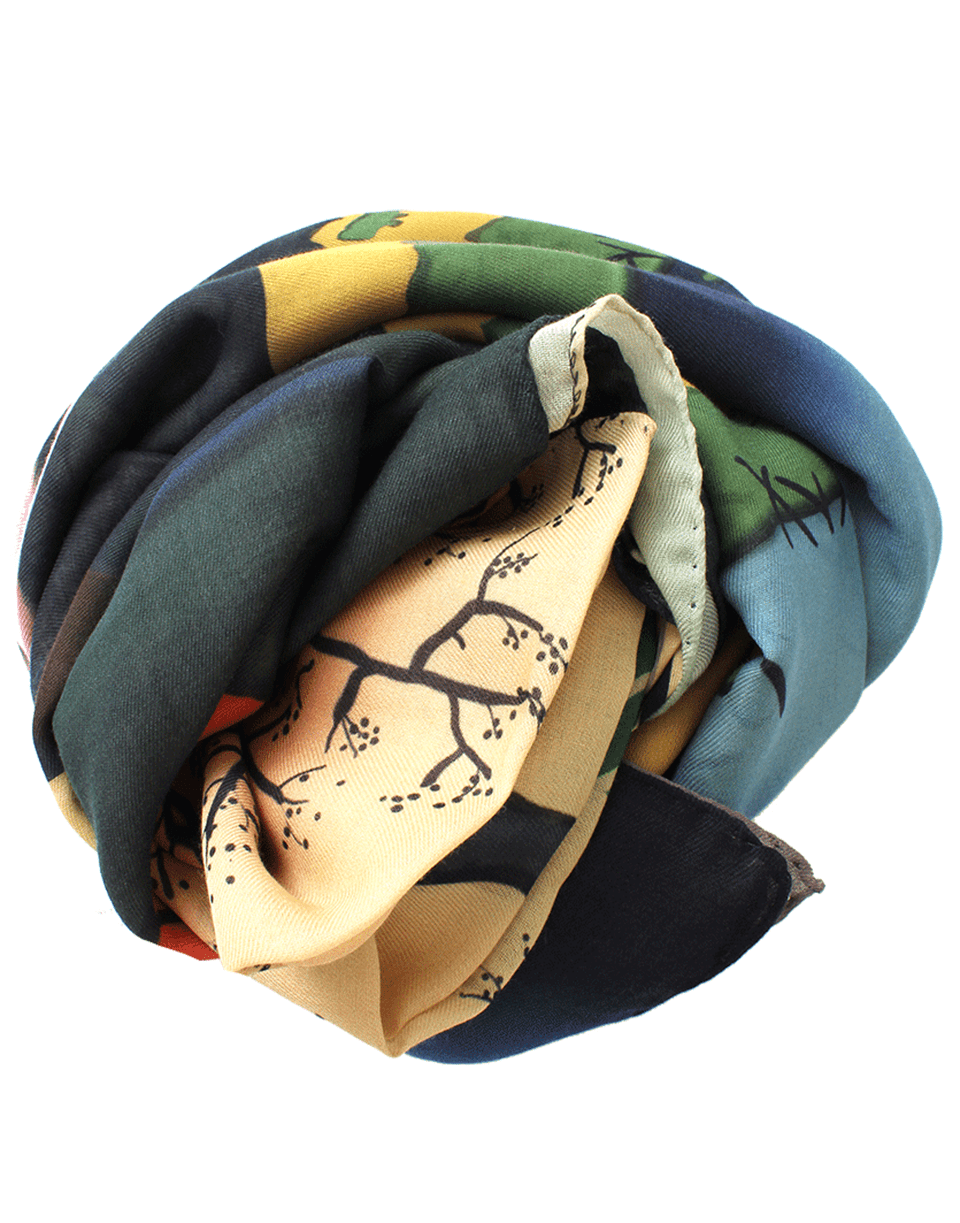MARY KATRANTZOU-Print Scarf-