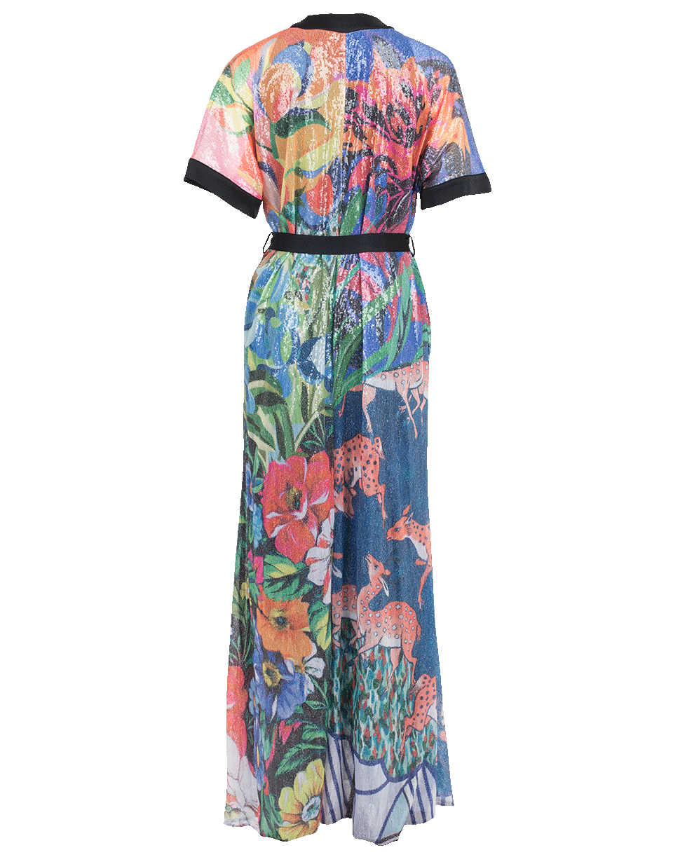 MARY KATRANTZOU-Natalia Kimono Dress-COLLAGE