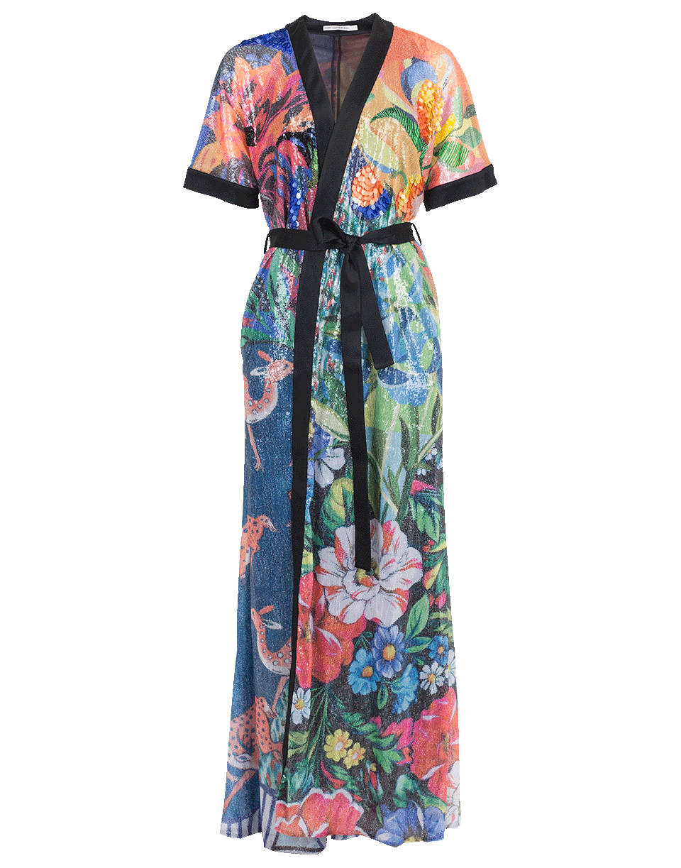 MARY KATRANTZOU-Natalia Kimono Dress-COLLAGE