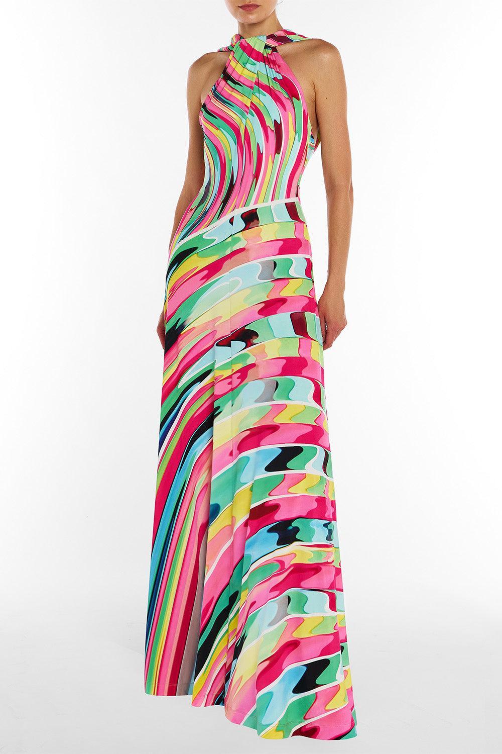 Dionne Maxi Dress-GEOMETRC-XS-CLOTHINGDRESSCASUAL-MARY KATRANTZOU