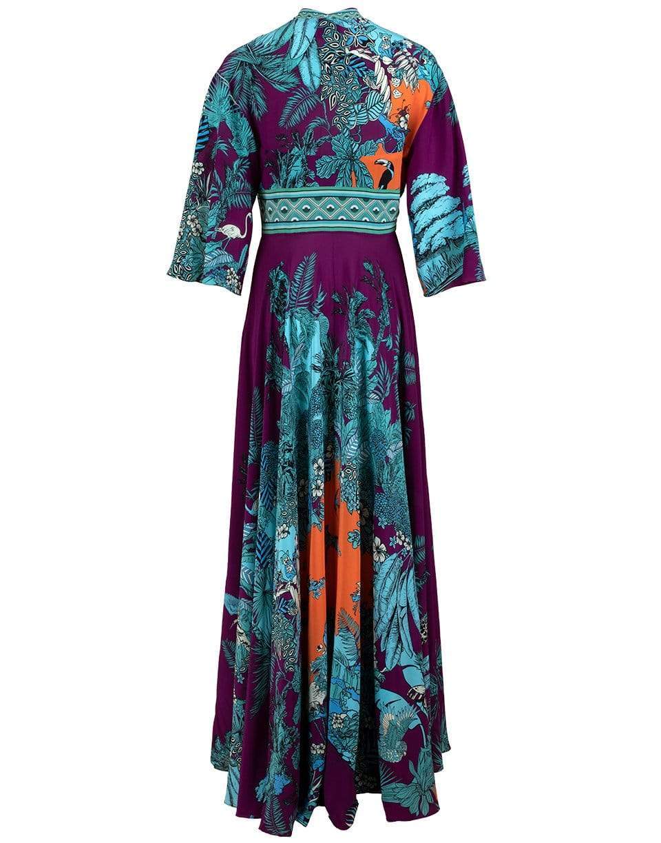 MARY KATRANTZOU-Jungle Multi Go The Extra Mile Dress-JNGLMLTI