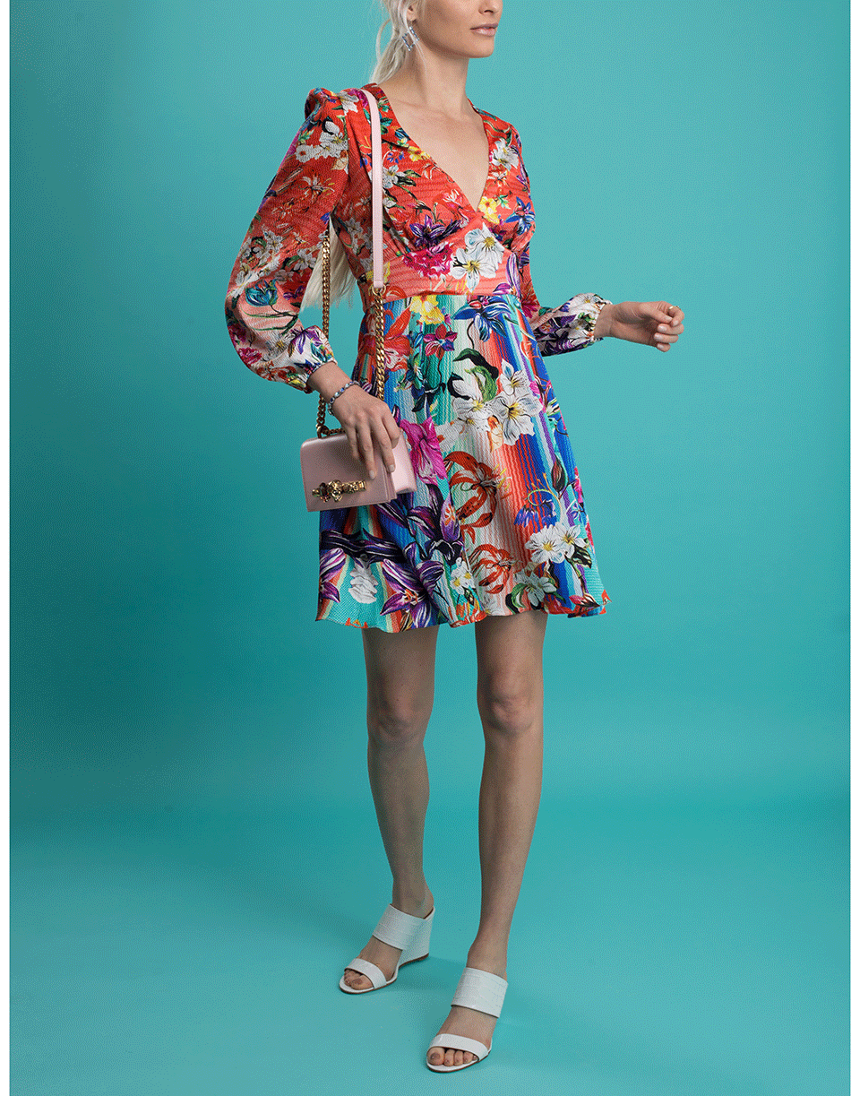 MARY KATRANTZOU-Bloom Floral Dress-MULTI