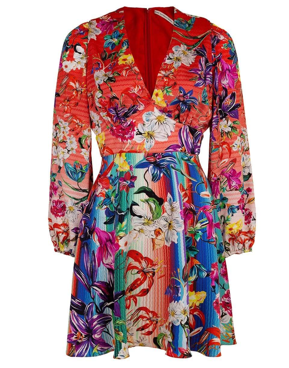 MARY KATRANTZOU-Bloom Floral Dress-MULTI