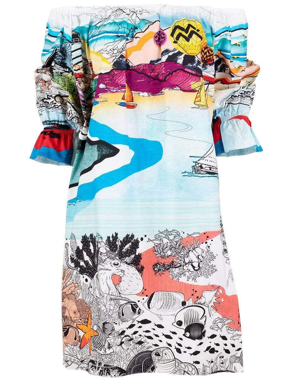 MARY KATRANTZOU-Paint By Number Multi Hydra Dress-