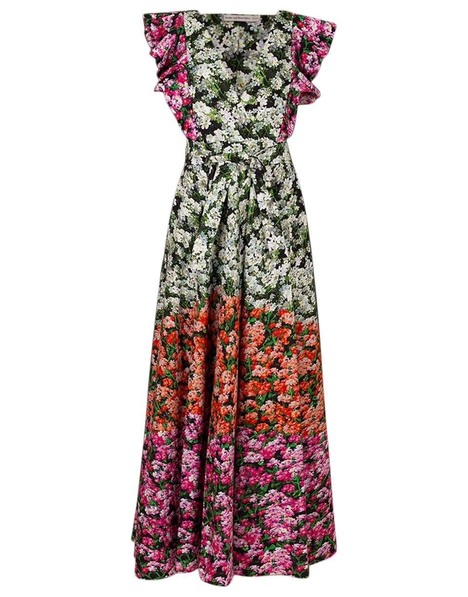 MARY KATRANTZOU-Noor Stripe Valley Dress-