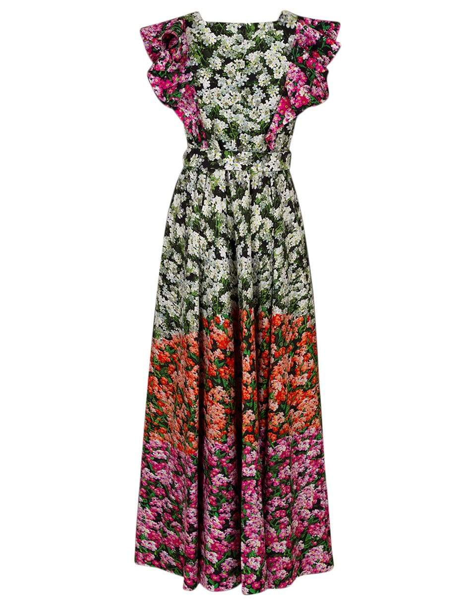 MARY KATRANTZOU-Noor Stripe Valley Dress-