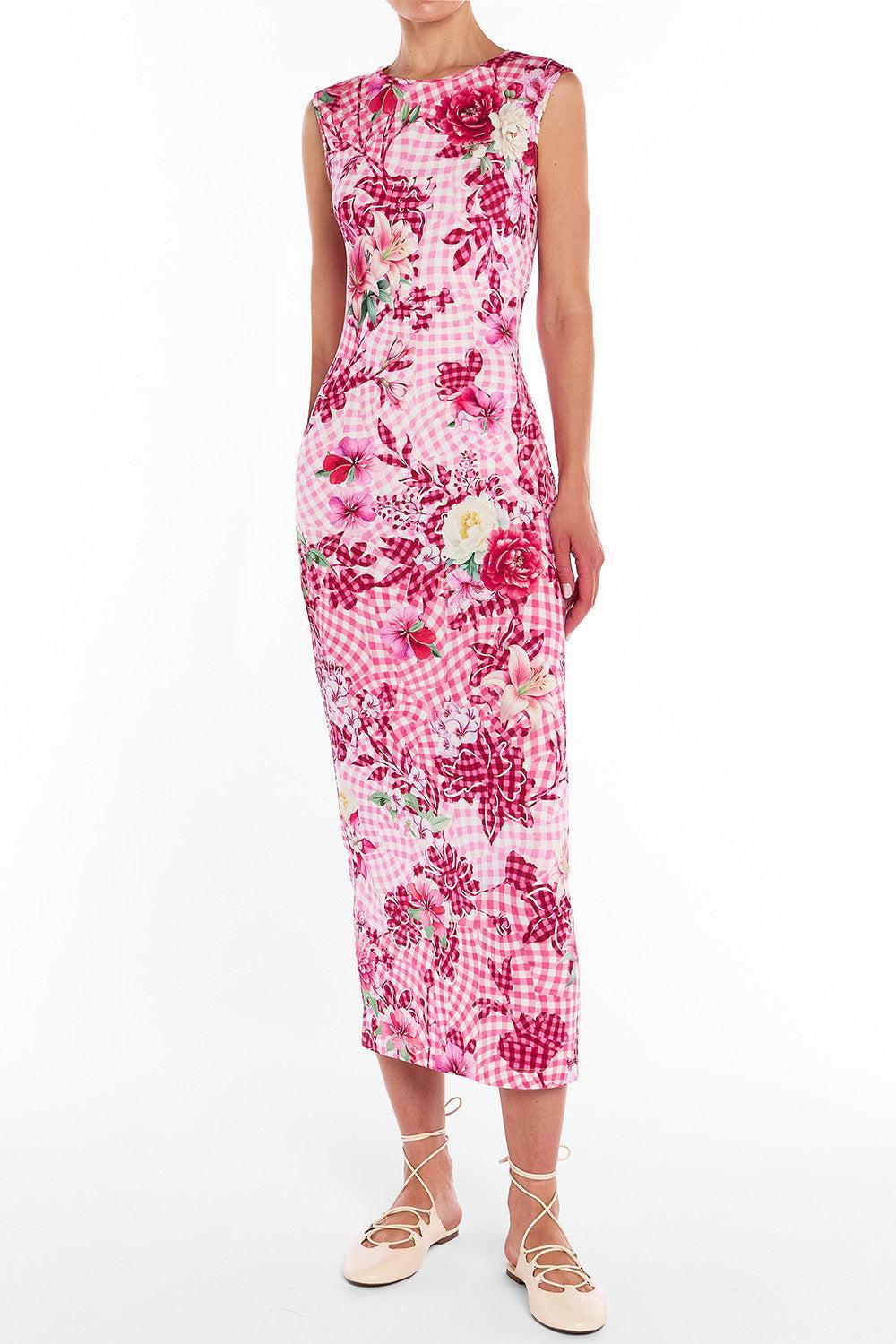Dionne Midi Dress-PINK-XS-CLOTHINGDRESSCASUAL-MARY KATRANTZOU